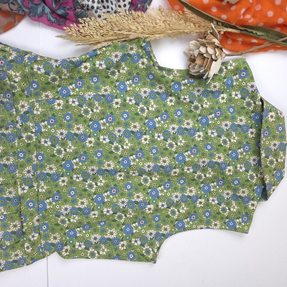 Tory Burch Floral Multi-colored  Sleeveless Pleated Travel Dress. Sz S - Picture 14 of 16